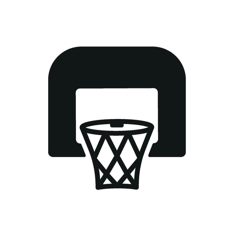 Baketball hoop icon design templates simple and modern vector