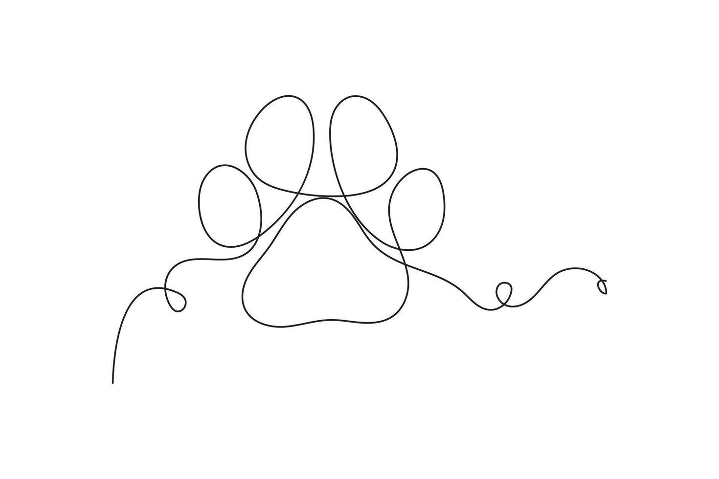 Eye single line art, continuous one line drawing of Isolated outline art black white background vector