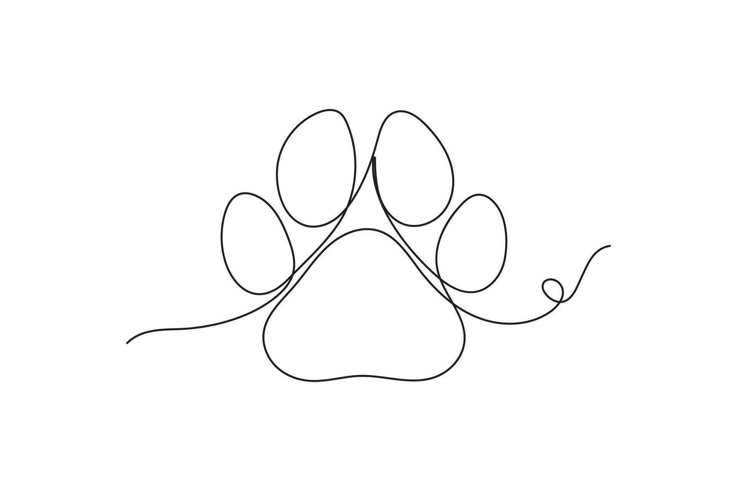 Eye single line art, continuous one line drawing of Isolated outline art black white background vector