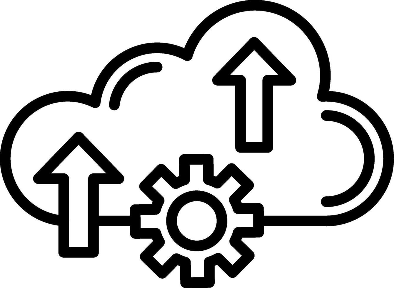 Migrating Line Icon Design vector