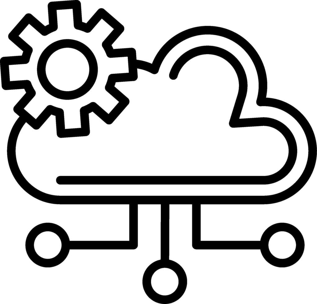 Management Line Icon Design vector