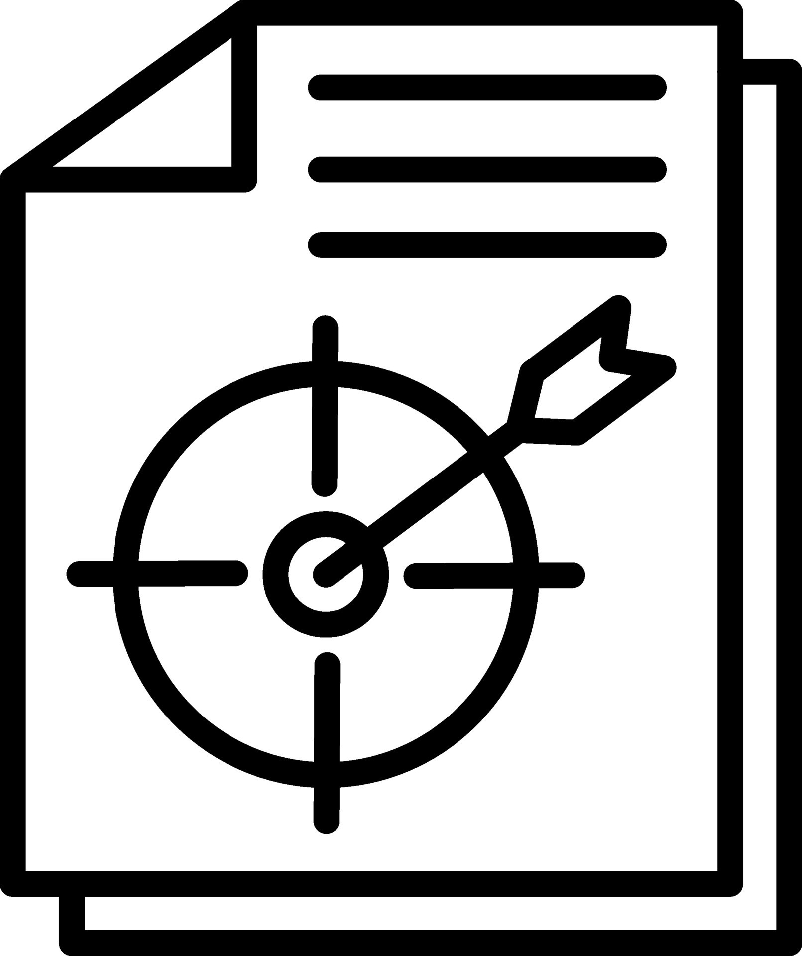 Objective Line Icon Design 46493930 Vector Art at Vecteezy