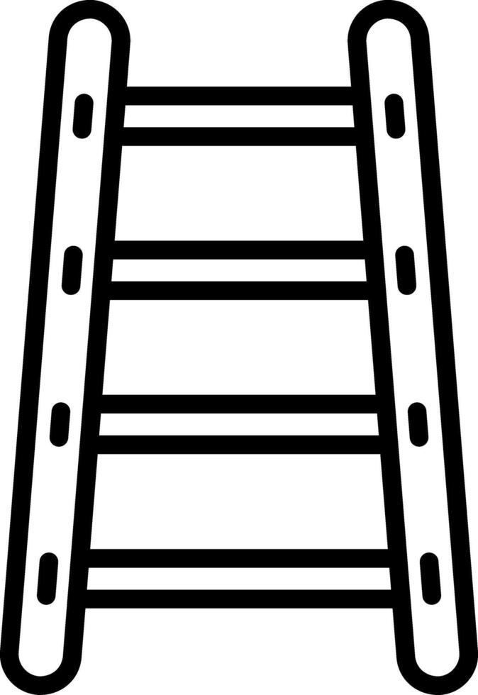 Ladder Line Icon Design vector