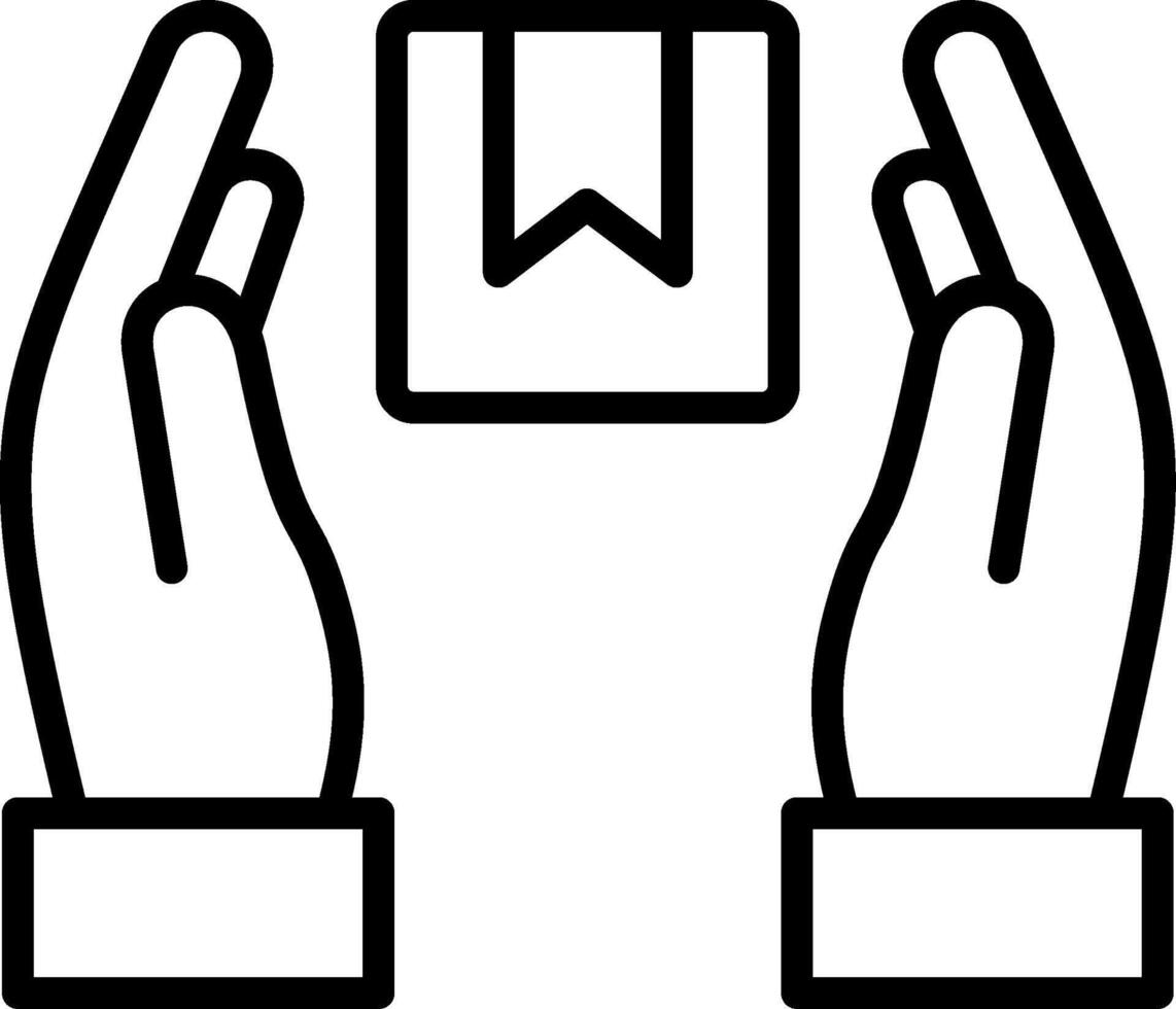Product Line Icon Design vector