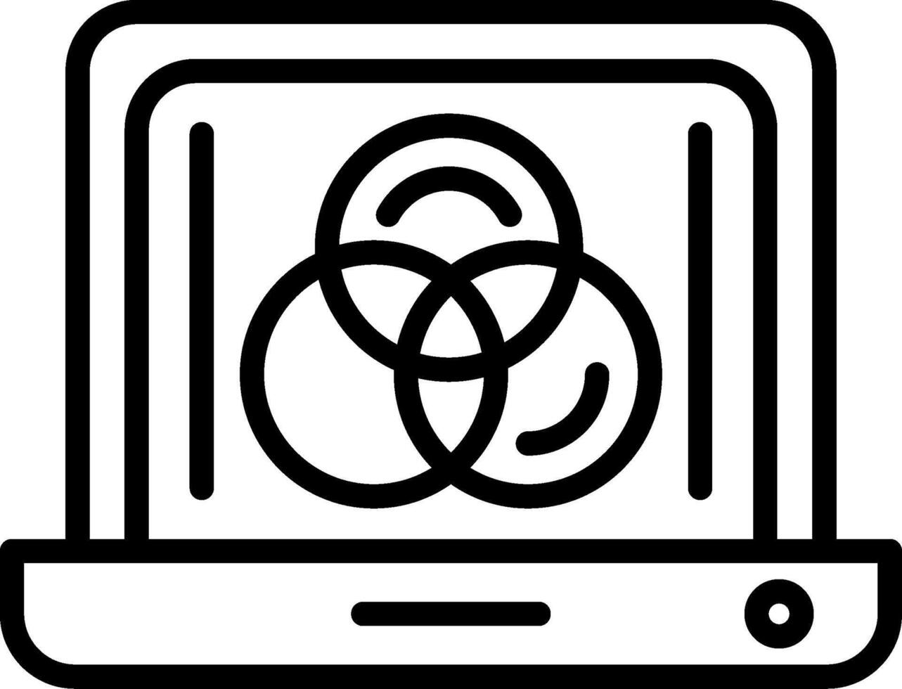 Cmyk Line Icon Design vector