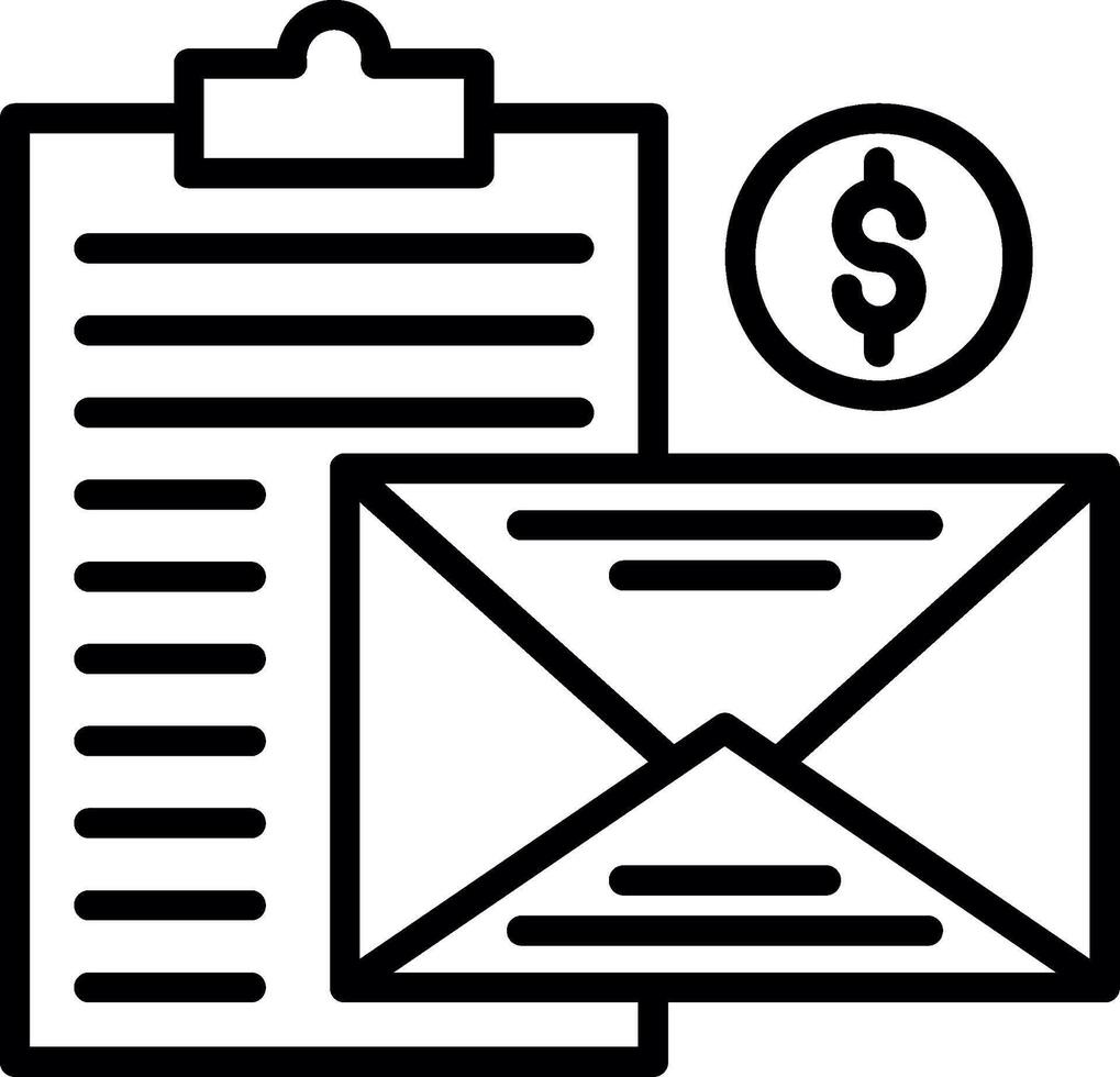 Corporate Identity Line Icon Design vector
