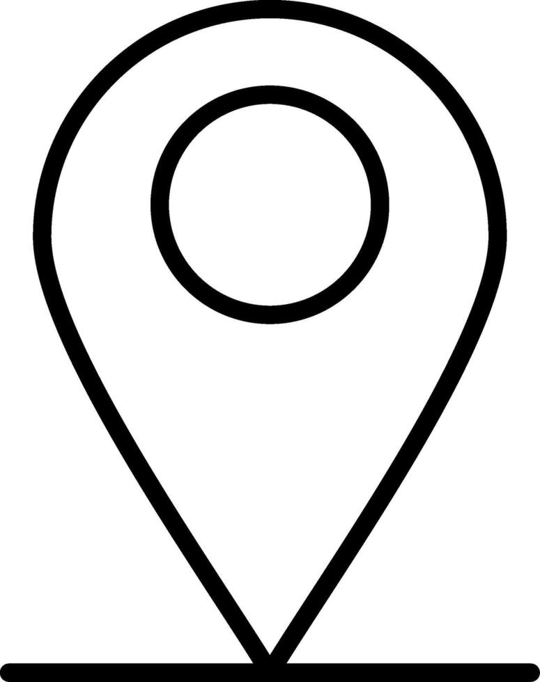 Placeholder Line Icon Design vector