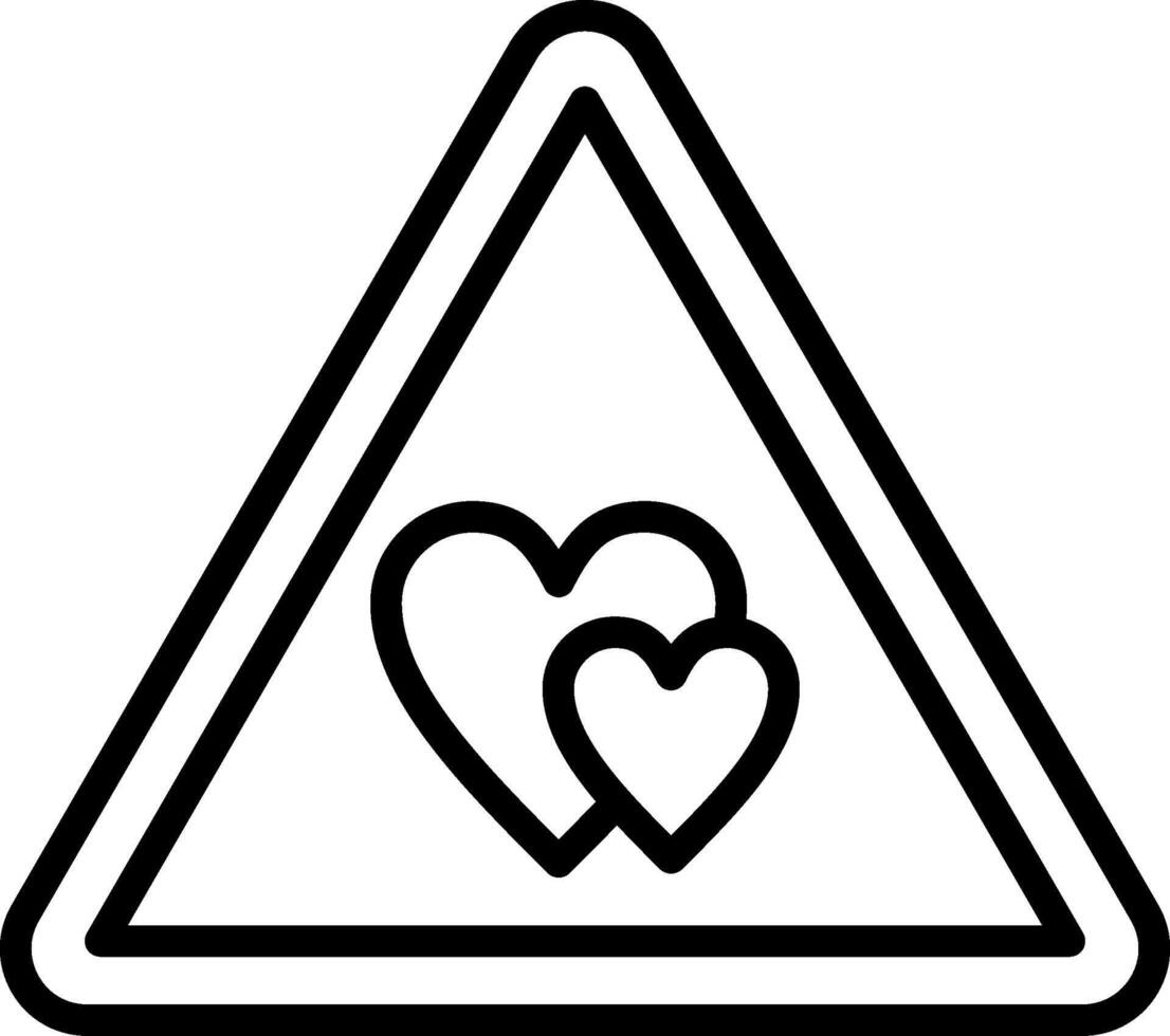 Love Line Icon Design vector