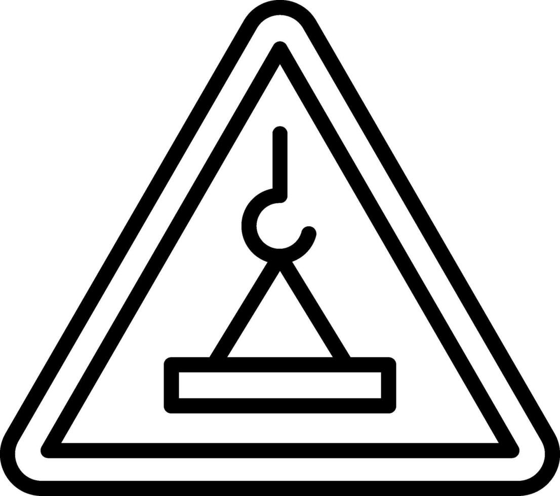 Lifting Line Icon Design vector