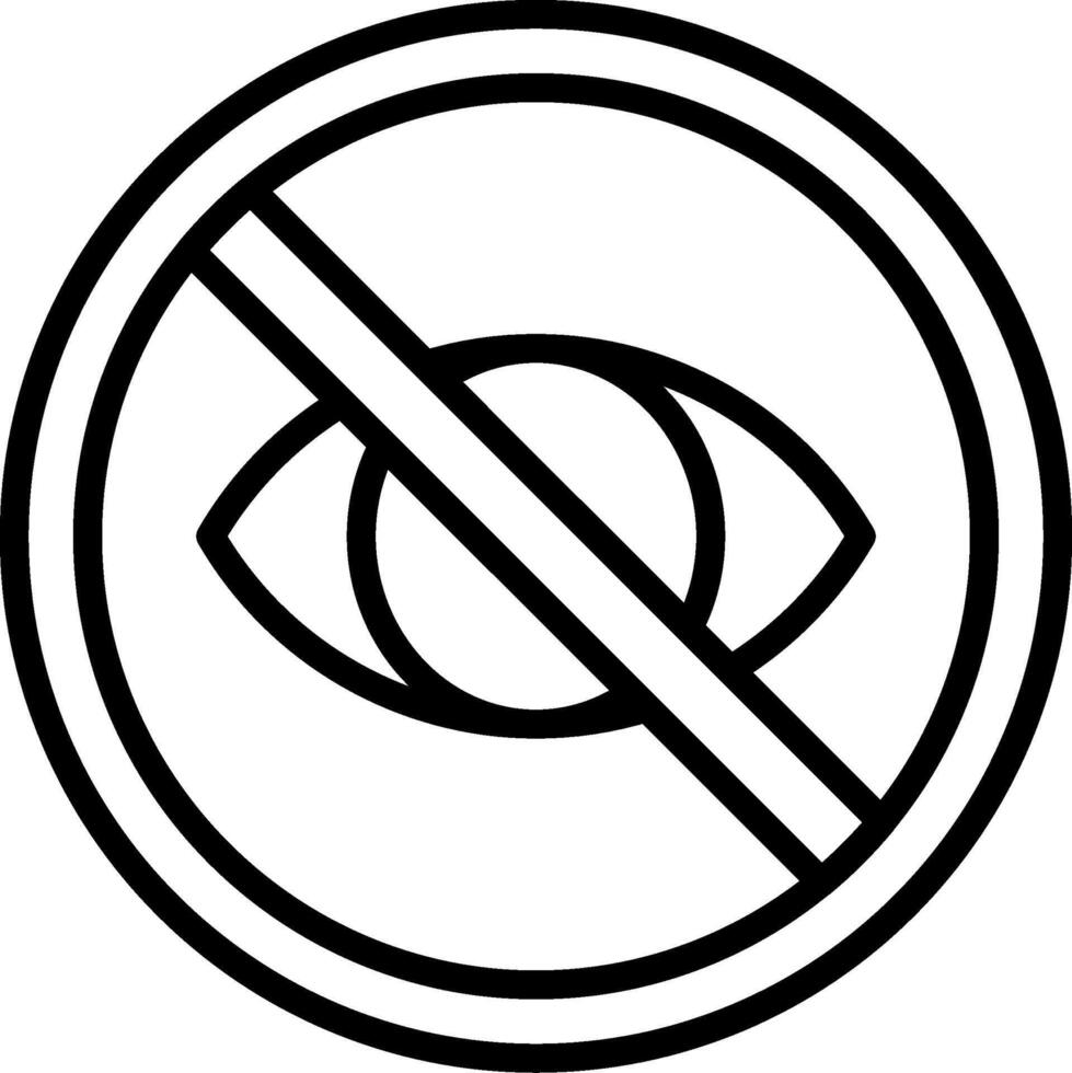 Private Line Icon Design vector
