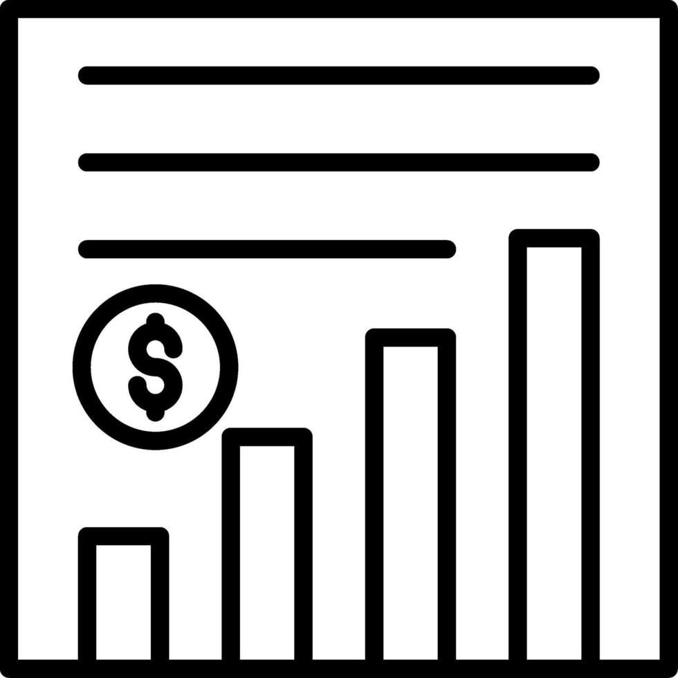 Business Graphic Line Icon Design vector