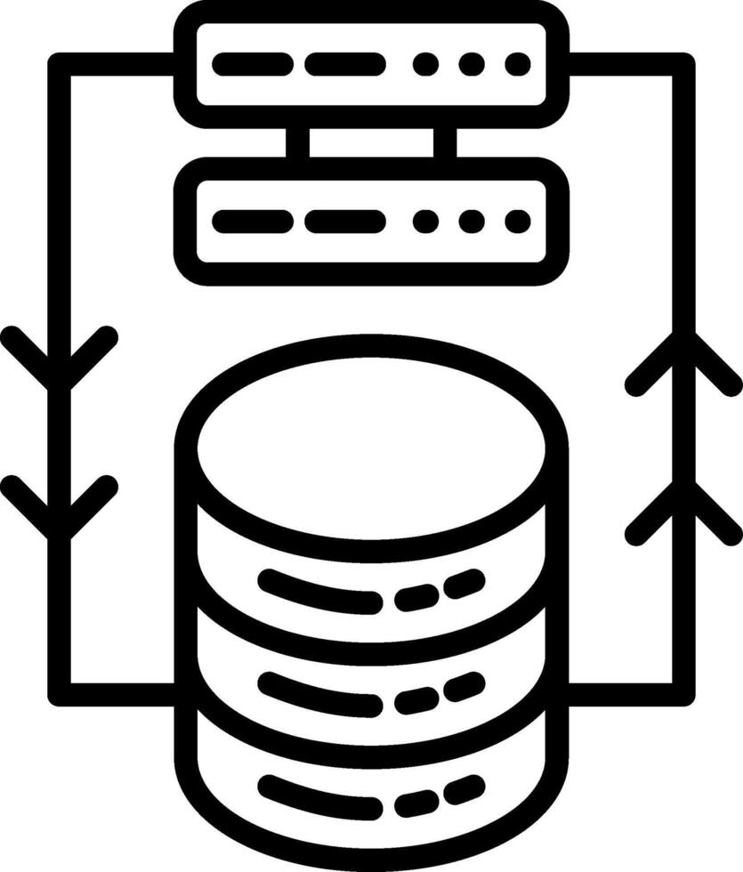 Dataset Line Icon Design 46495211 Vector Art at Vecteezy