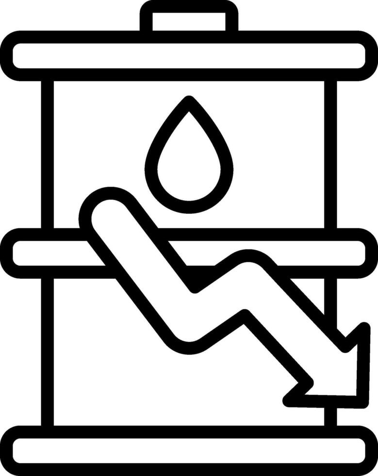 Oil Line Icon Design vector