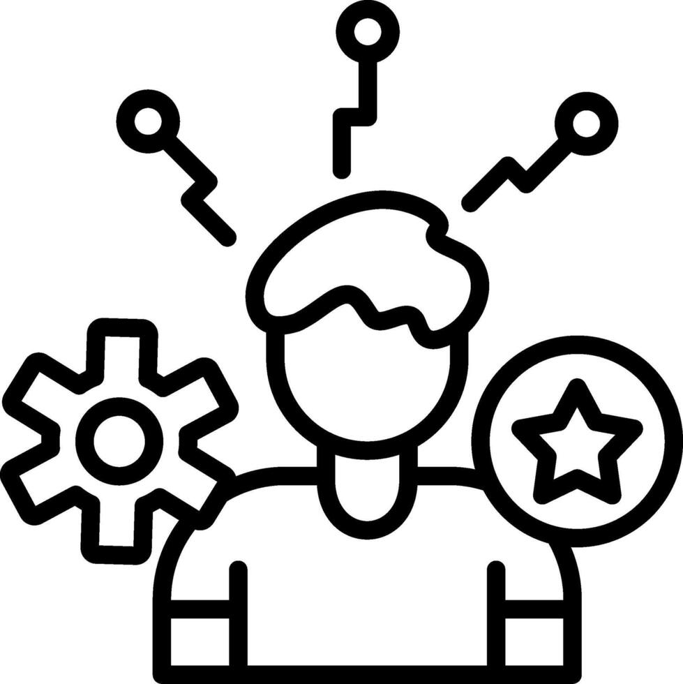 Specialist Line Icon Design vector
