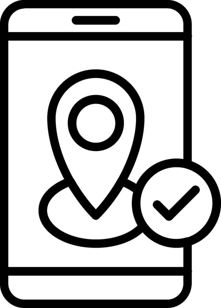 Placeholder Line Icon Design vector