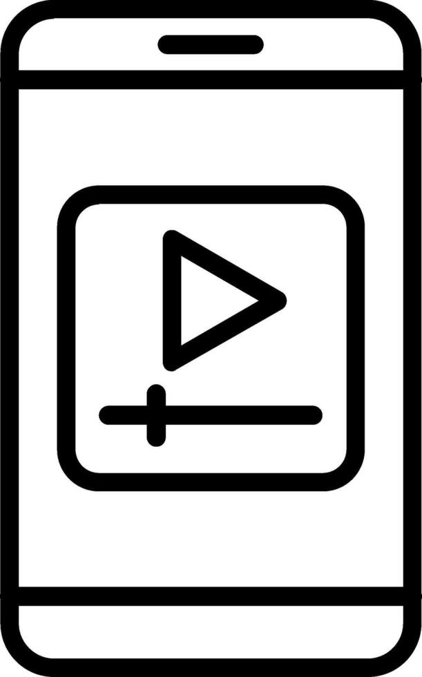 Player Line Icon Design vector