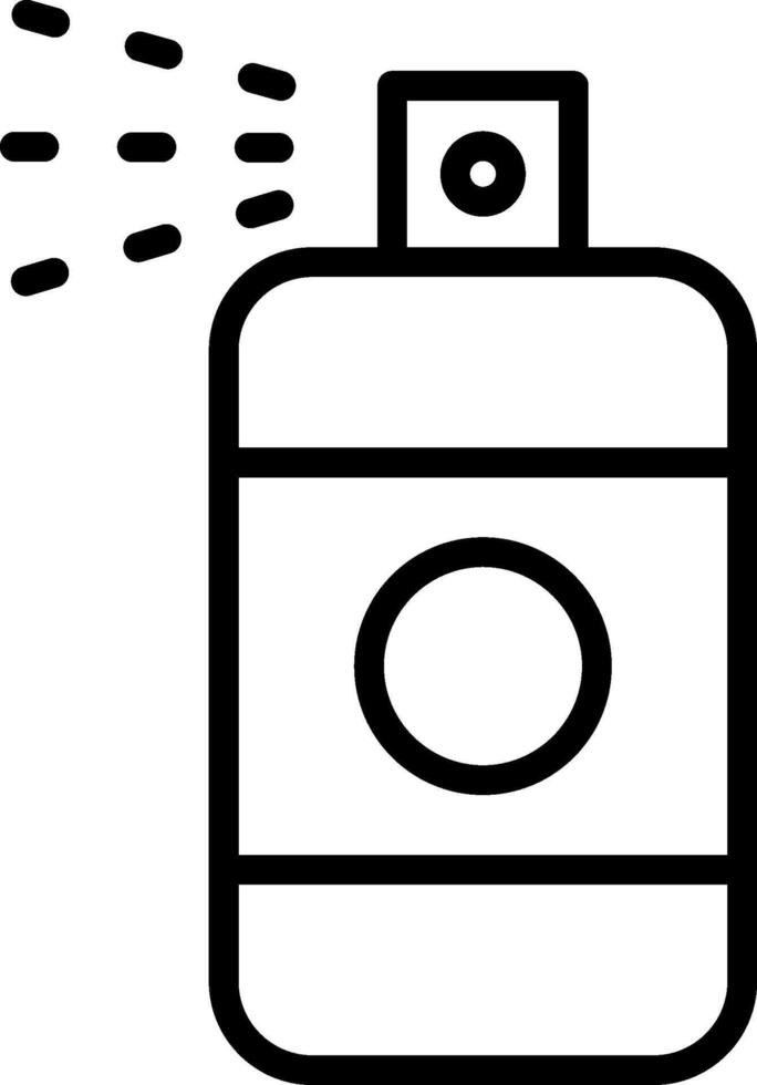 Spray Line Icon Design vector