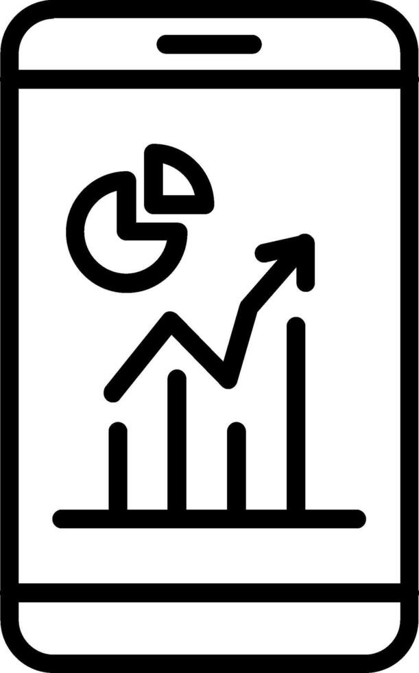 Chart Line Icon Design vector