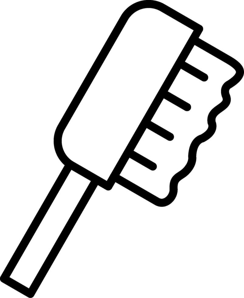 Brush Line Icon Design vector