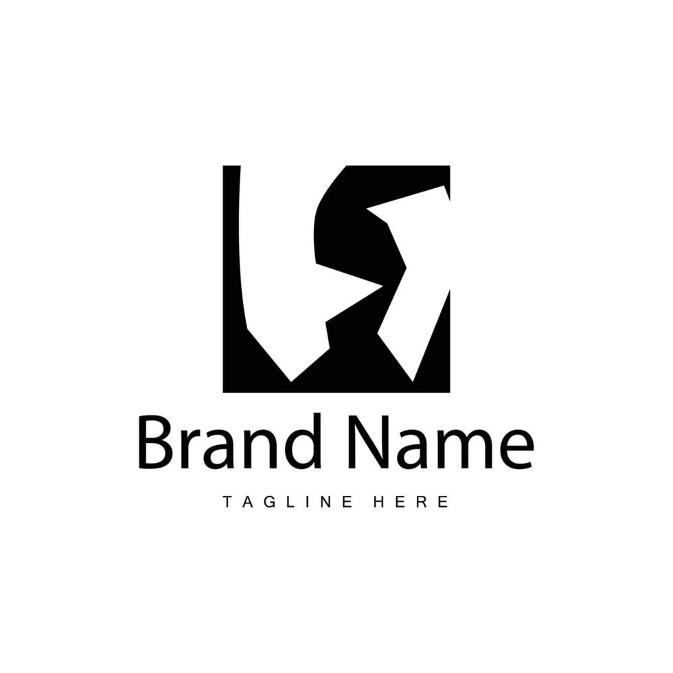 Letter H logo in simple style black alphabet H illustration template vector