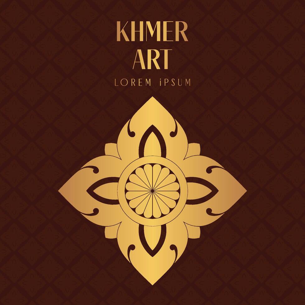 Kbach Khmer, Khmer Ornament, vector