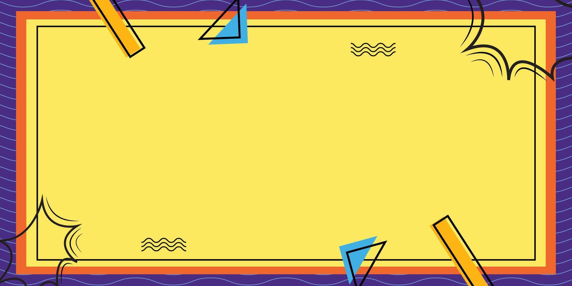 Abstrack Background With Yellow and Purple Color vector
