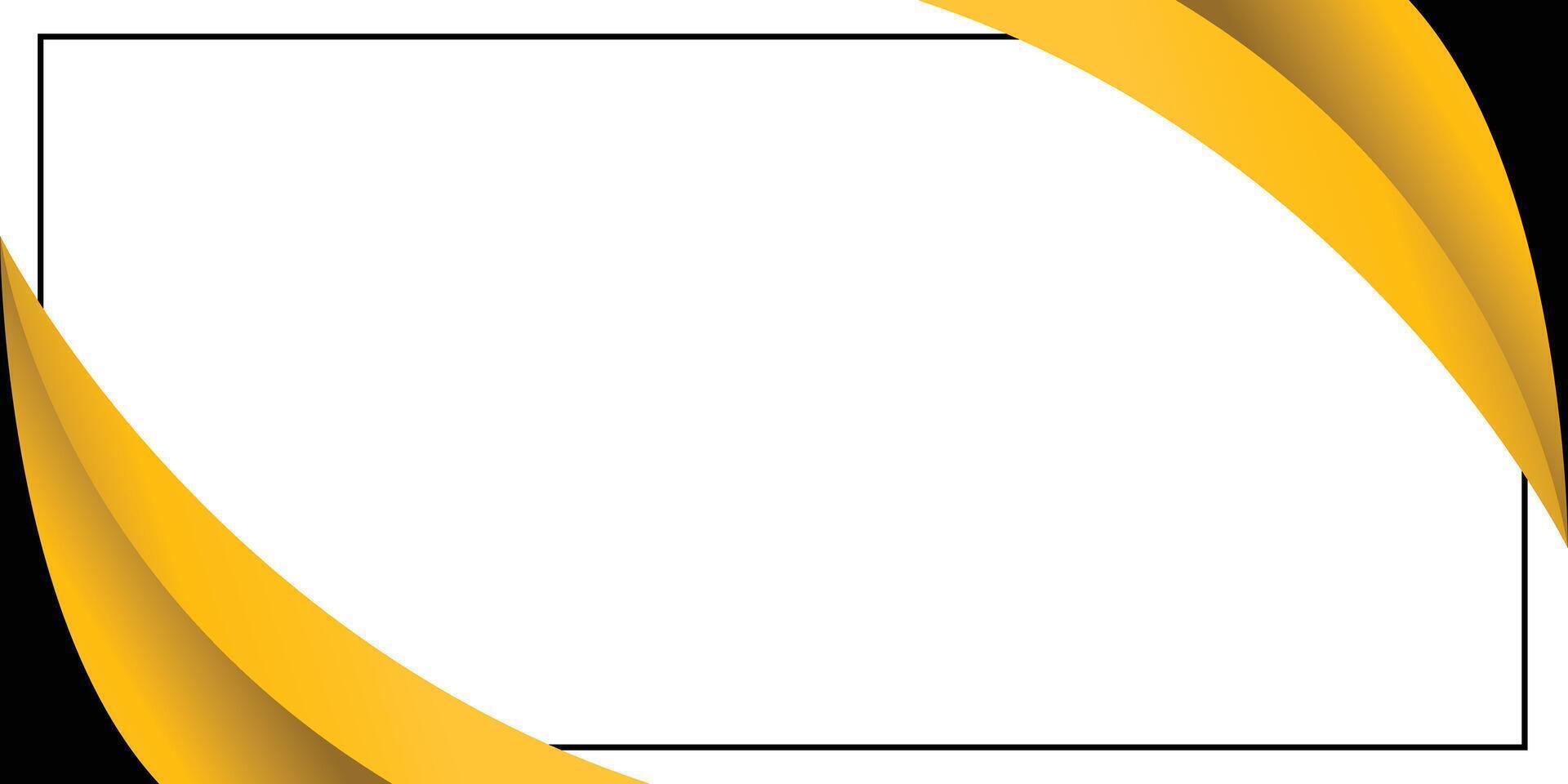 Flat Abstract Background With Black and Gold vector