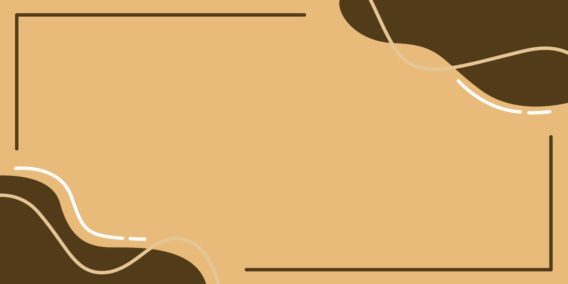 Aesthetic Brown Background With Simple Texture vector