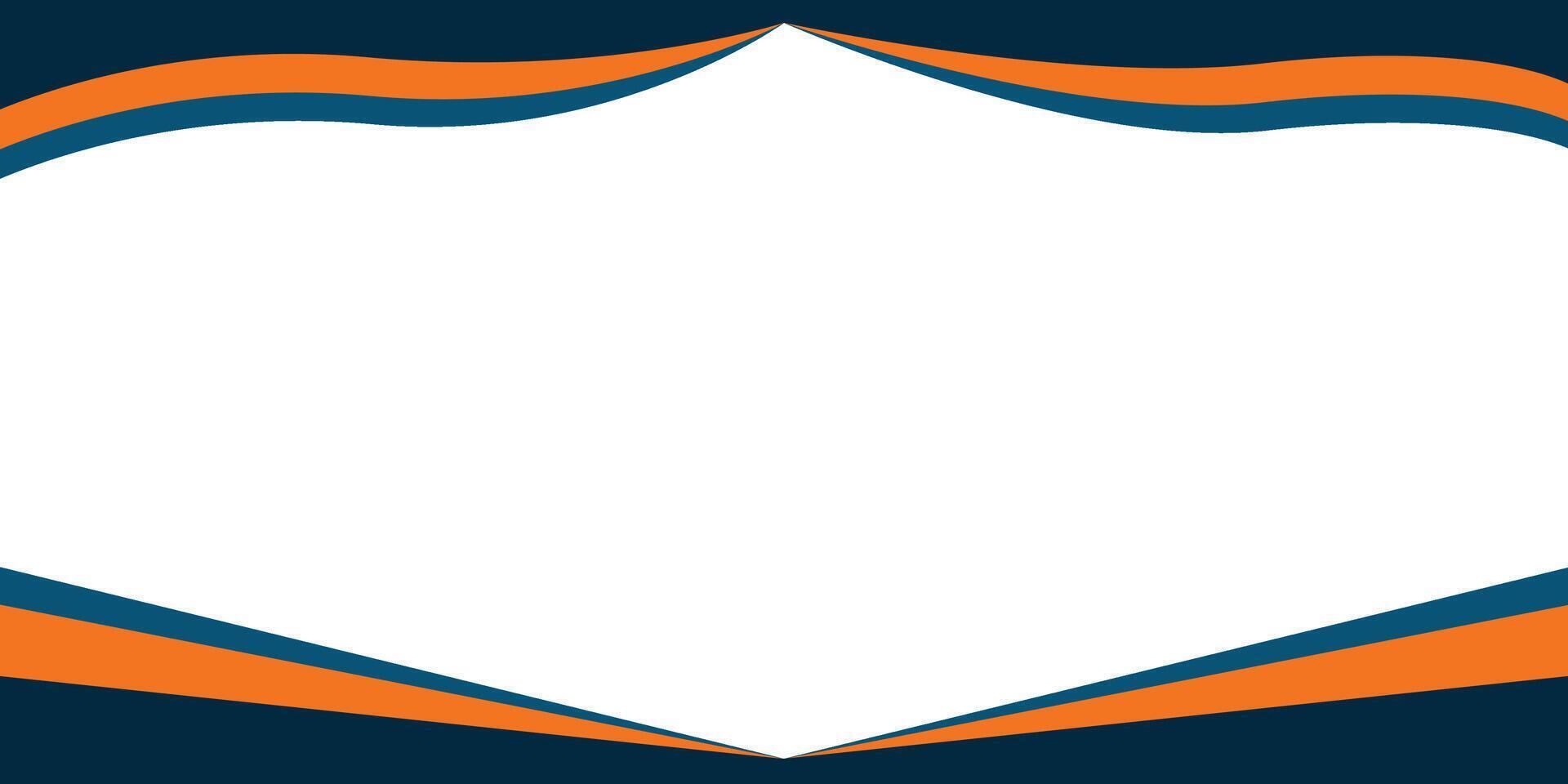 Orange and Blue Simple Modern Background vector