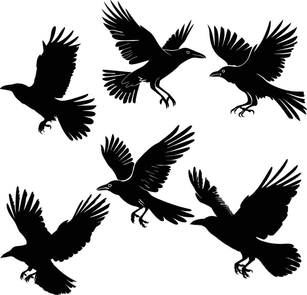 flying bird silhouette , graceful wings, minimalist design vector