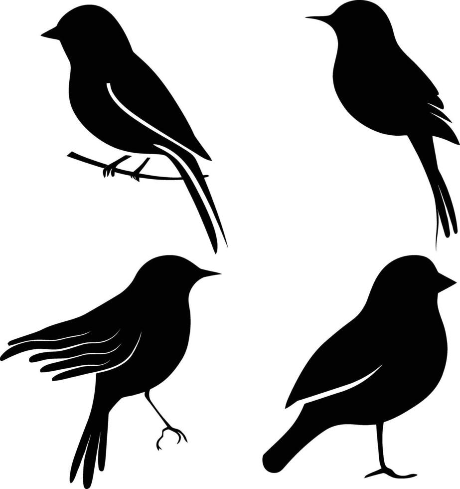 flying bird silhouette , graceful wings, minimalist design vector