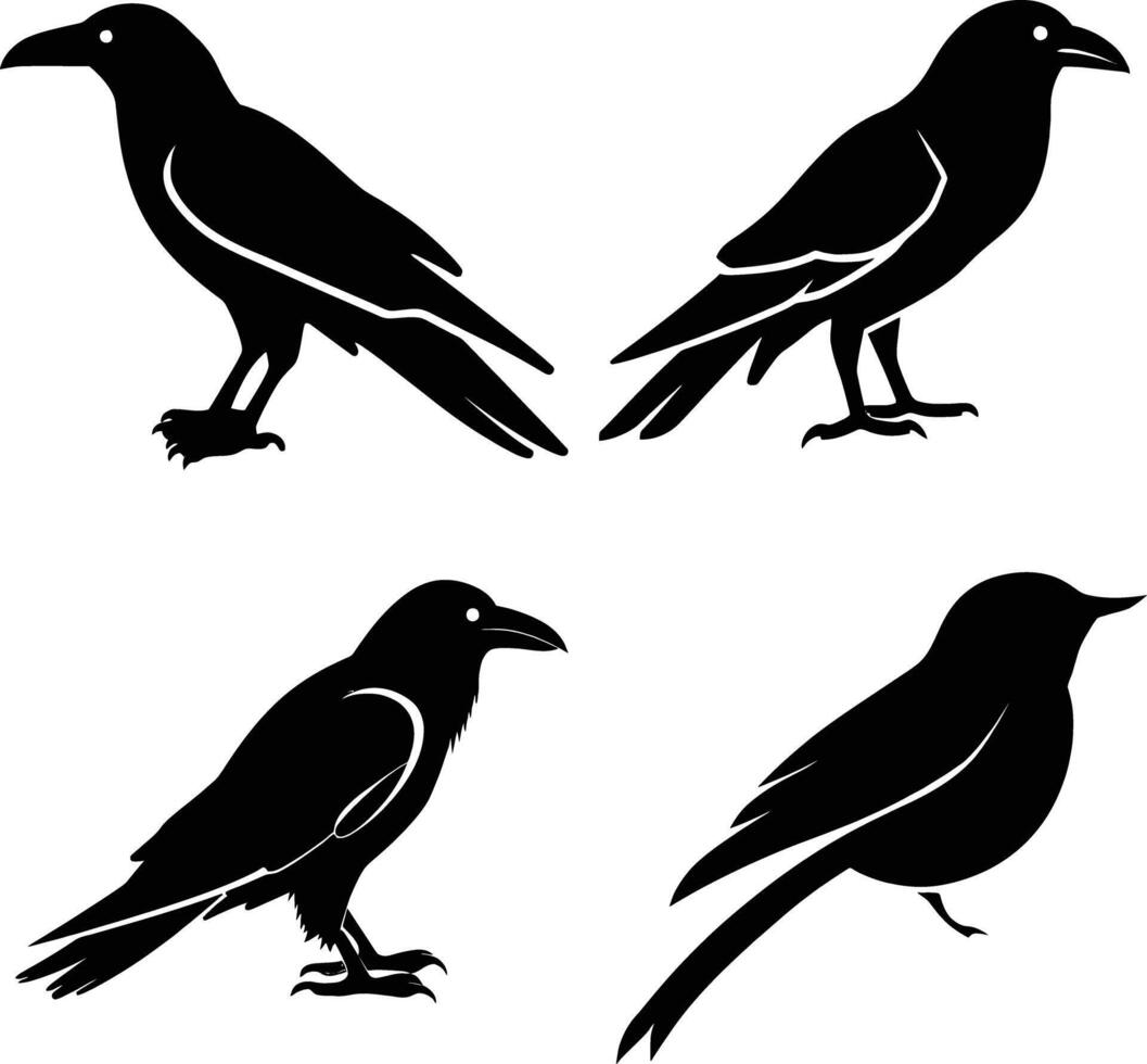 flying bird silhouette , graceful wings, minimalist design vector