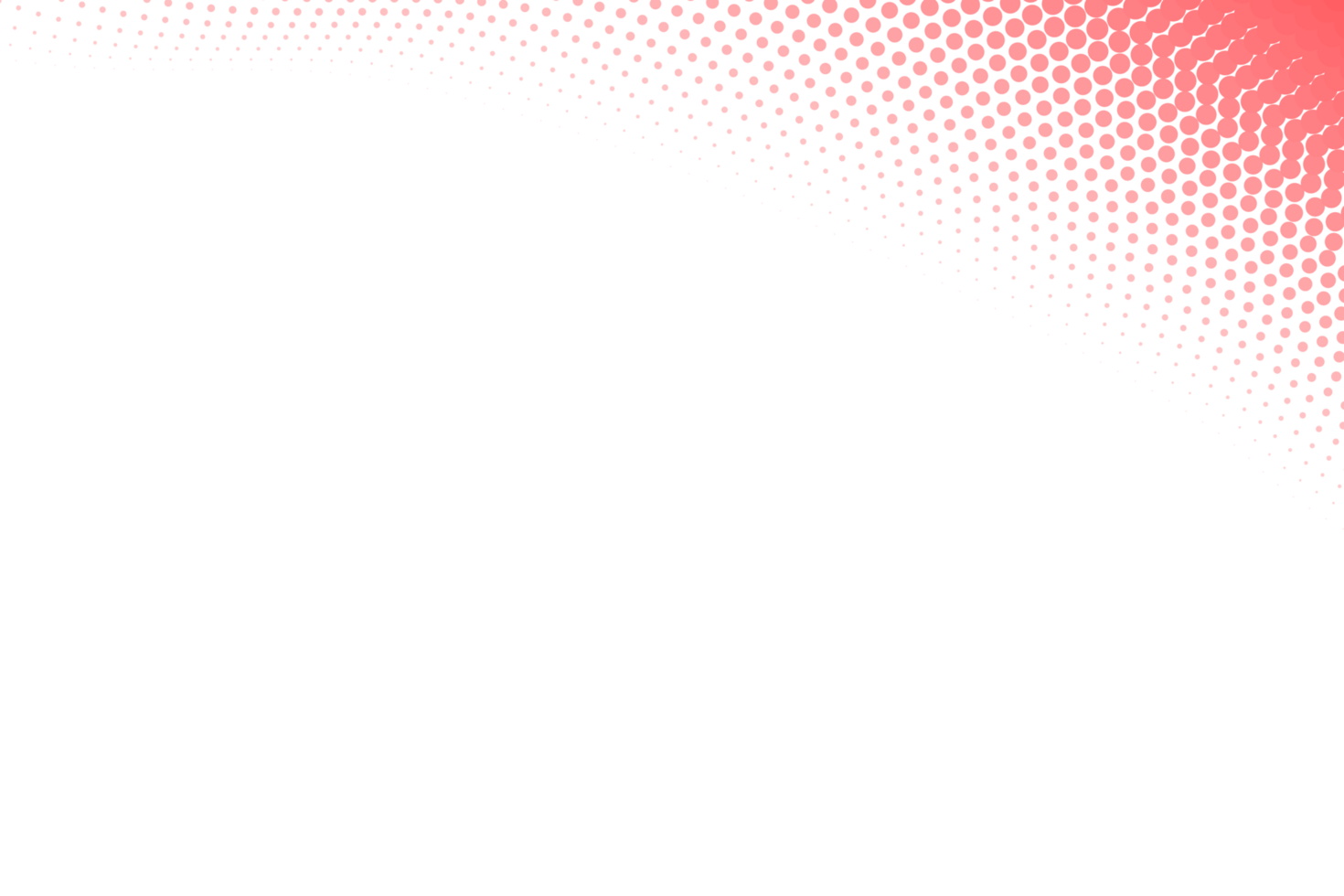 Red abstract dotted halftone on transparent background png