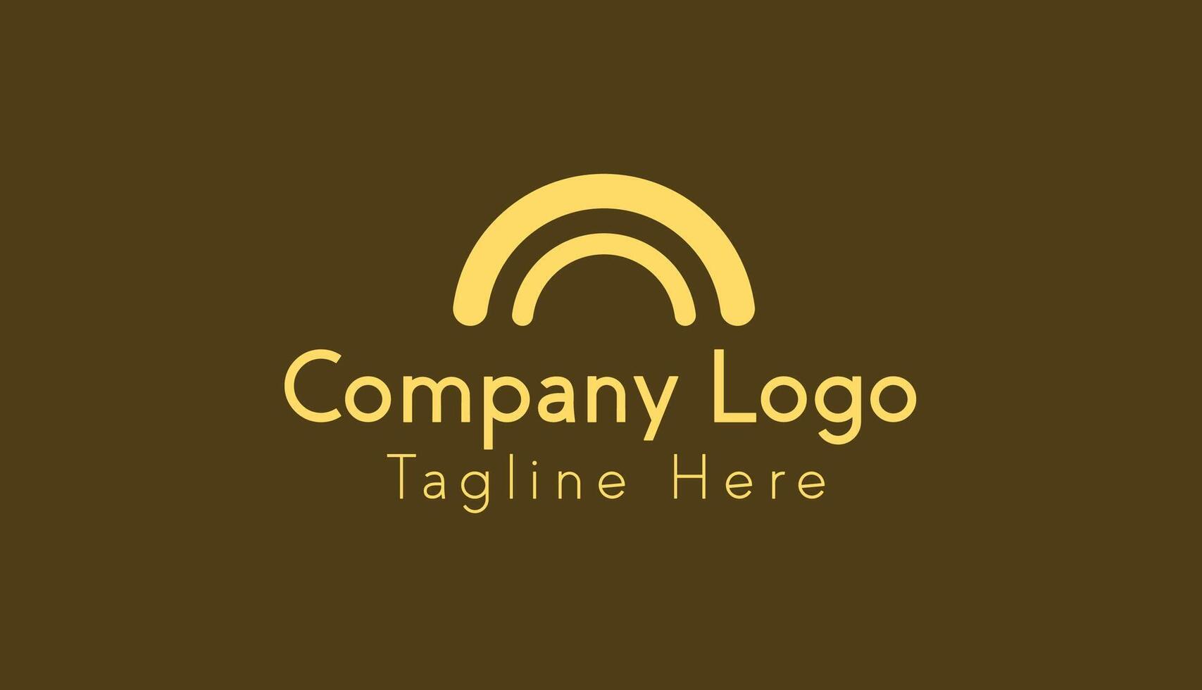 Minimal Sun Logo vector