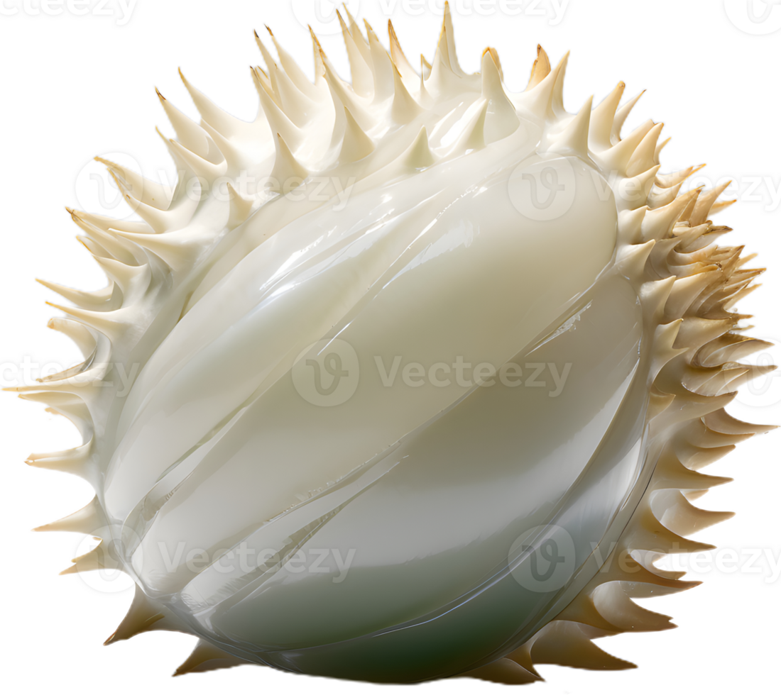 3d model of a durian looks like a crystal png