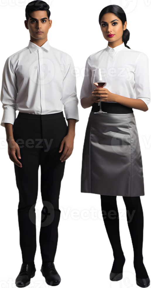 modern minimalist Indian couple png