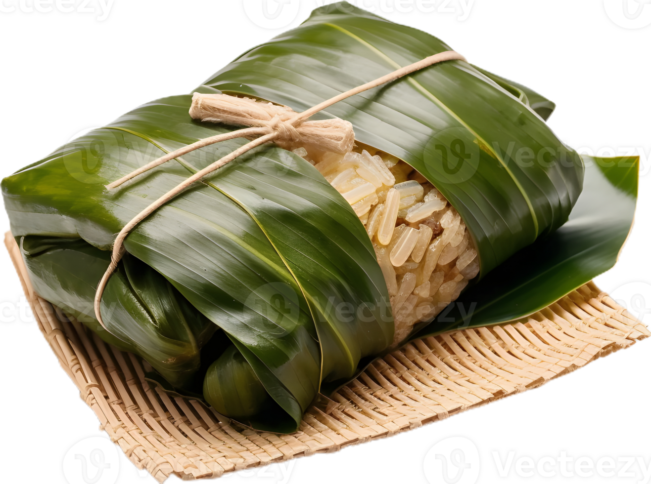 Square rice dumpling Glutinous rice Mung png