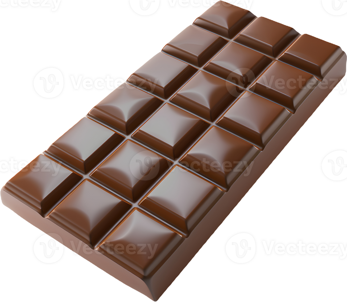 a chocolate bar on a transparent background png