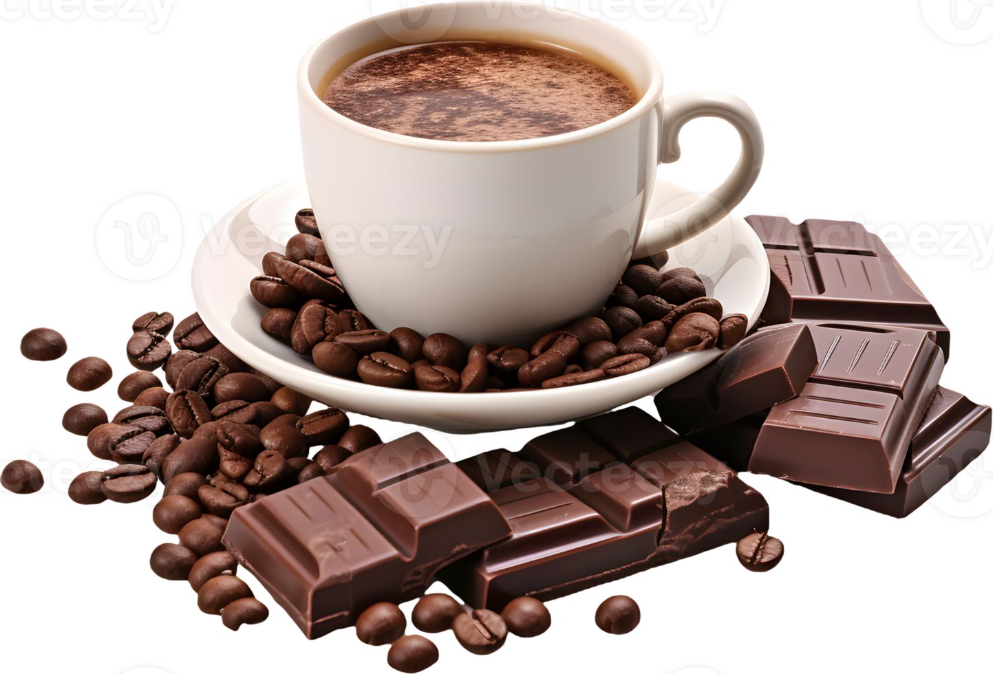 coffee and chocolate transparent background png