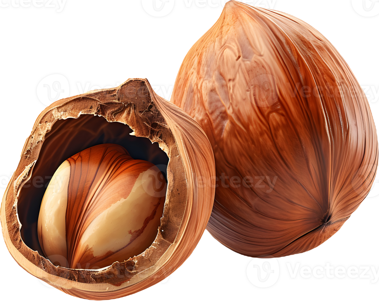 hazelnut on a transparent background png