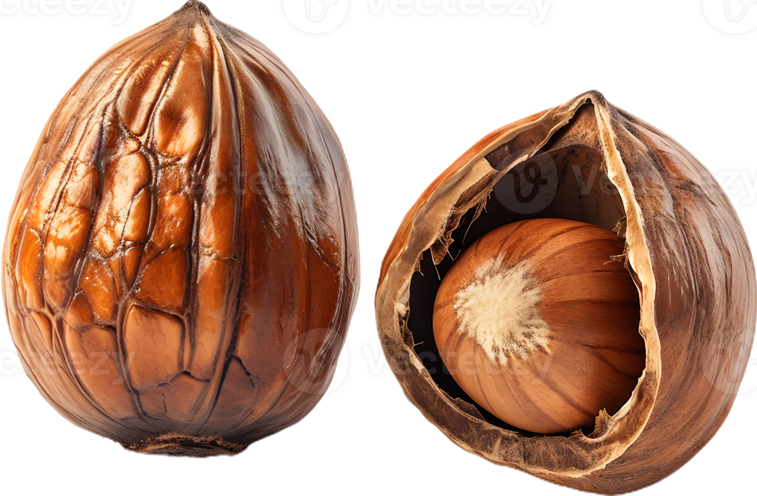 hazelnut on a transparent background png