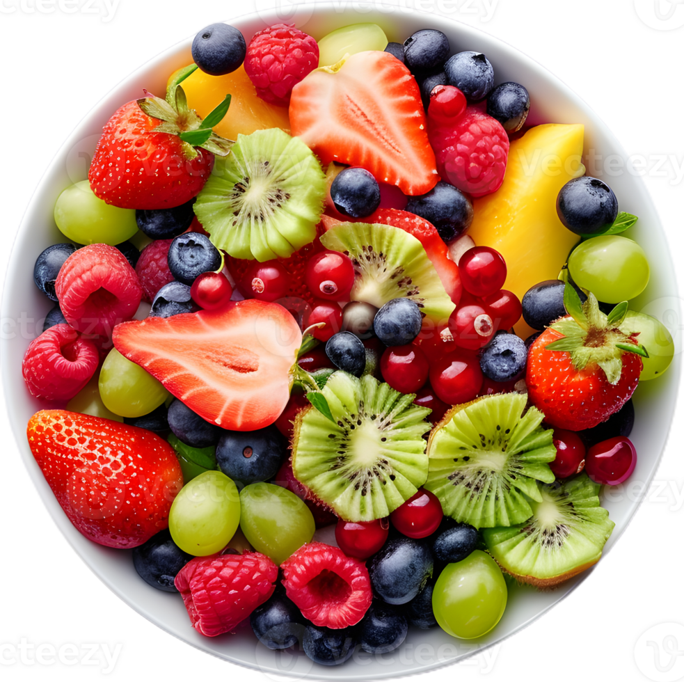 fresh fruit salad transparent background png