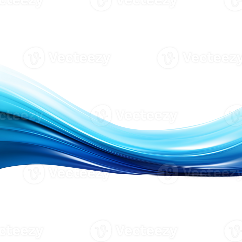 Abstract wave shape isolated on transparent background png