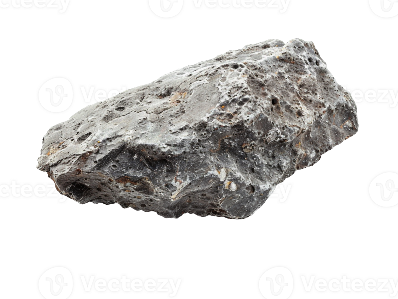 Big asteroid isolated on transparent background png