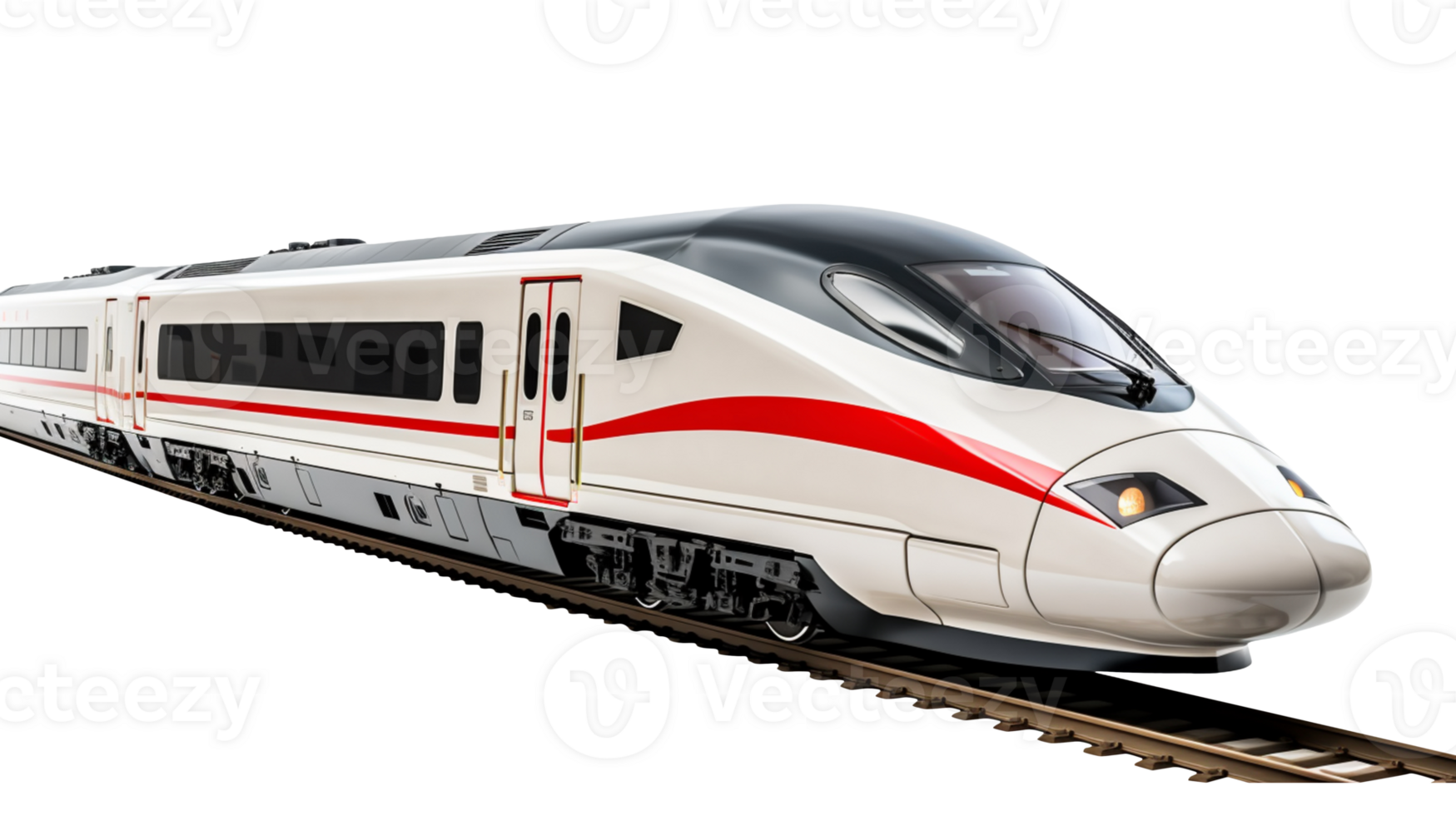Bullet Train isolated on transparent background png