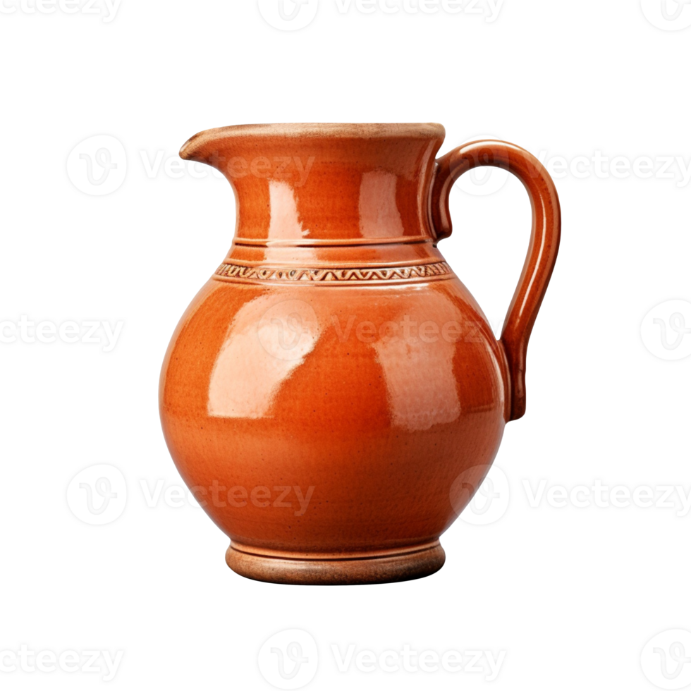 Clay Jug isolated on transparent background png