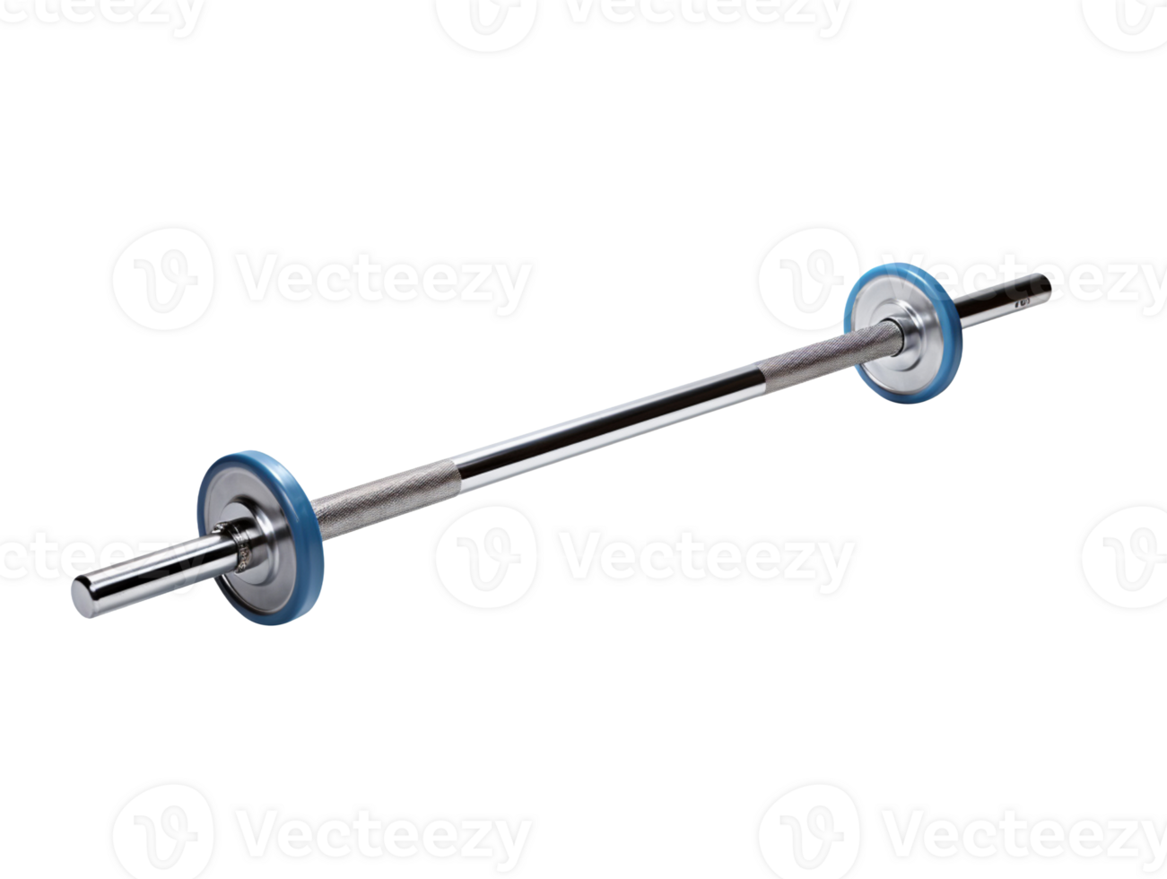 Fitness iron barbell isolated on transparent background png