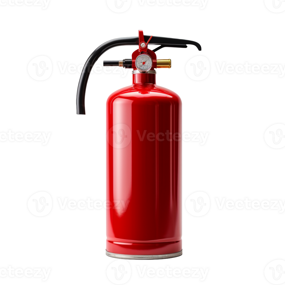 Fire extinguisher isolated on transparent background png