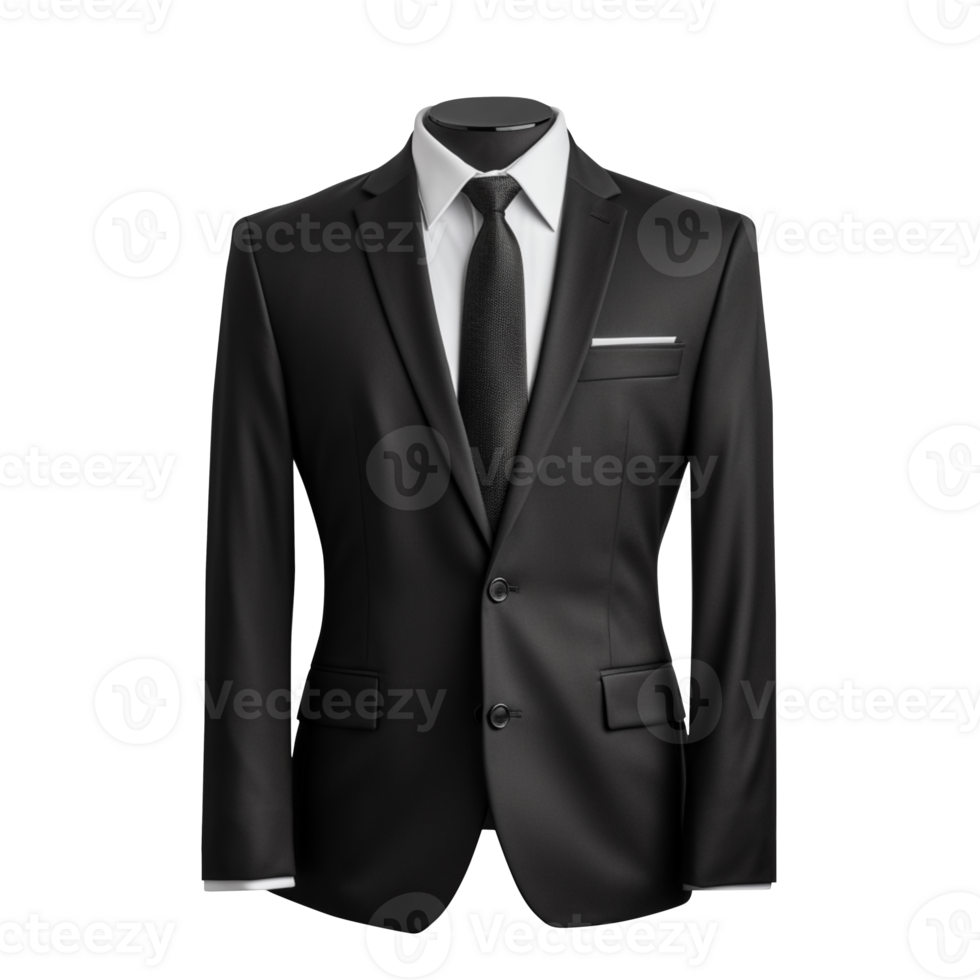 Formal Men's Blazer isolated on transparent background png