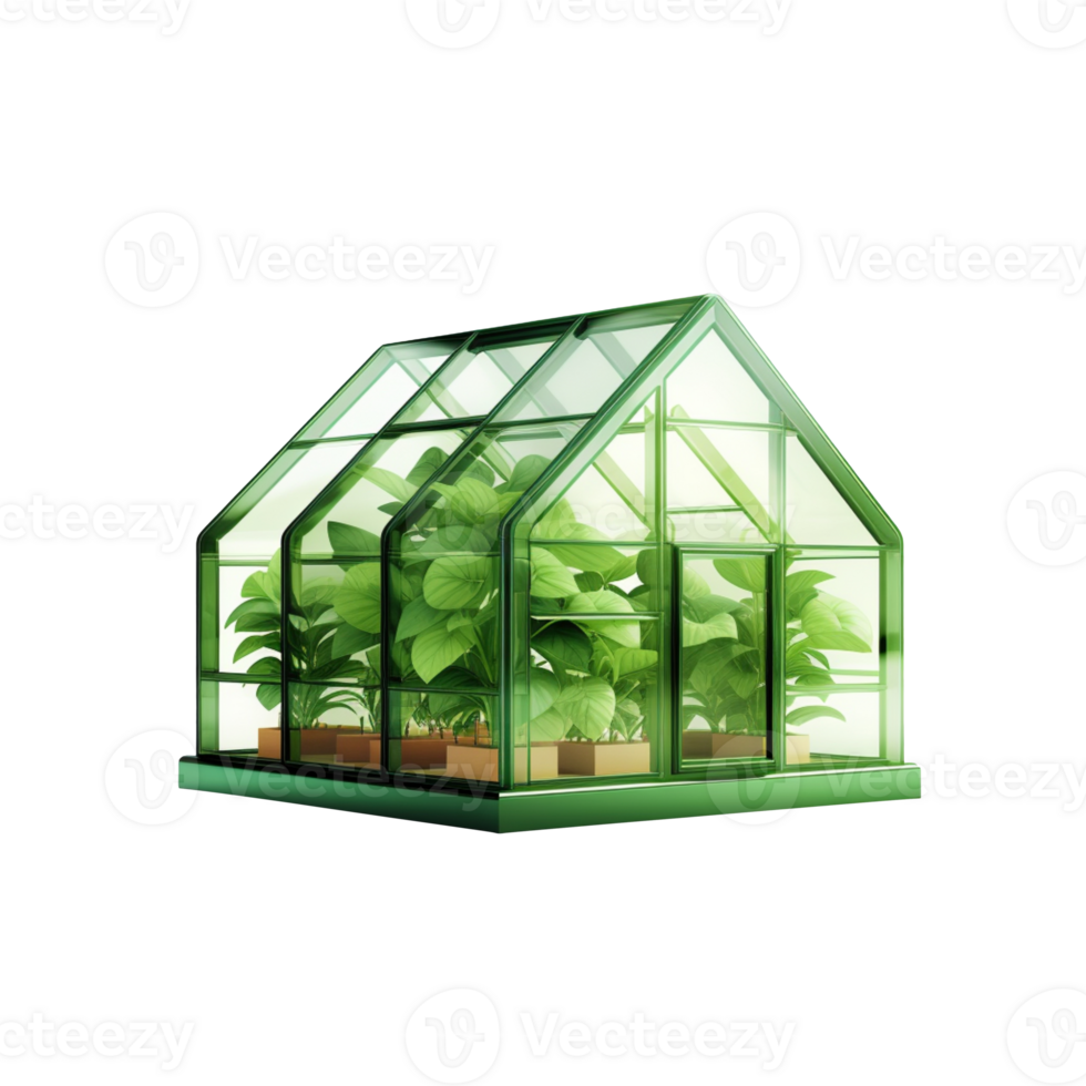 Global warming save house isolated on transparent background png